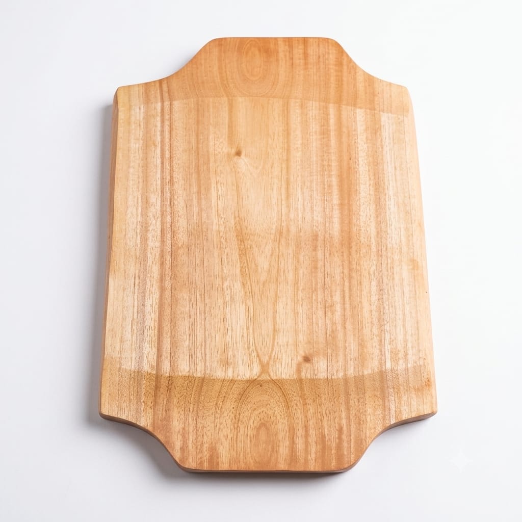 Handmade Fancy Edge Wooden Platter - Premium Kitchen & Dining Tray