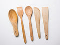 Natural Wooden Kitchen Tools - Spoon & Turner Set