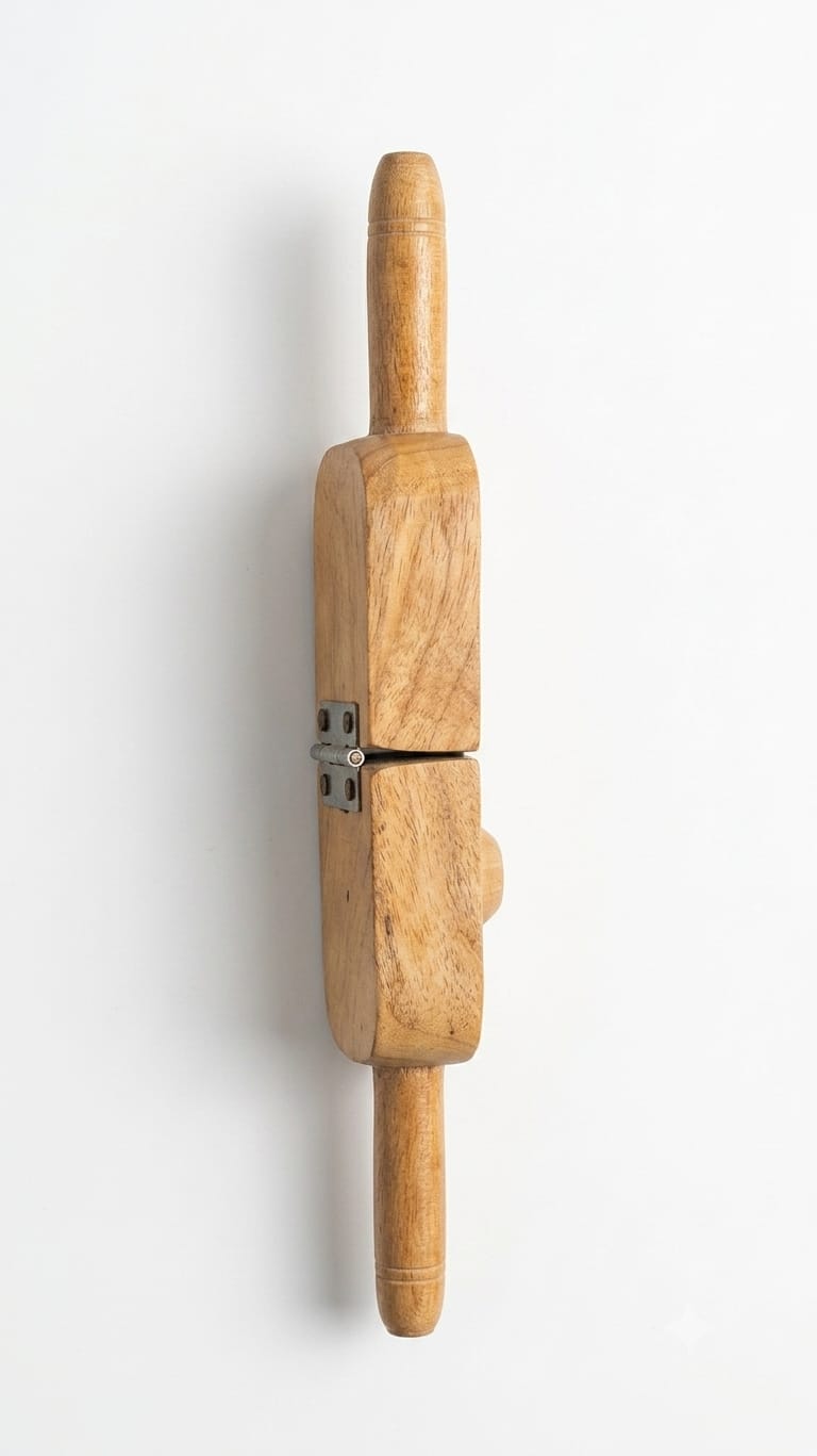Handcrafted Wooden Lemon Squeezer - Traditional Nimbu Cutter