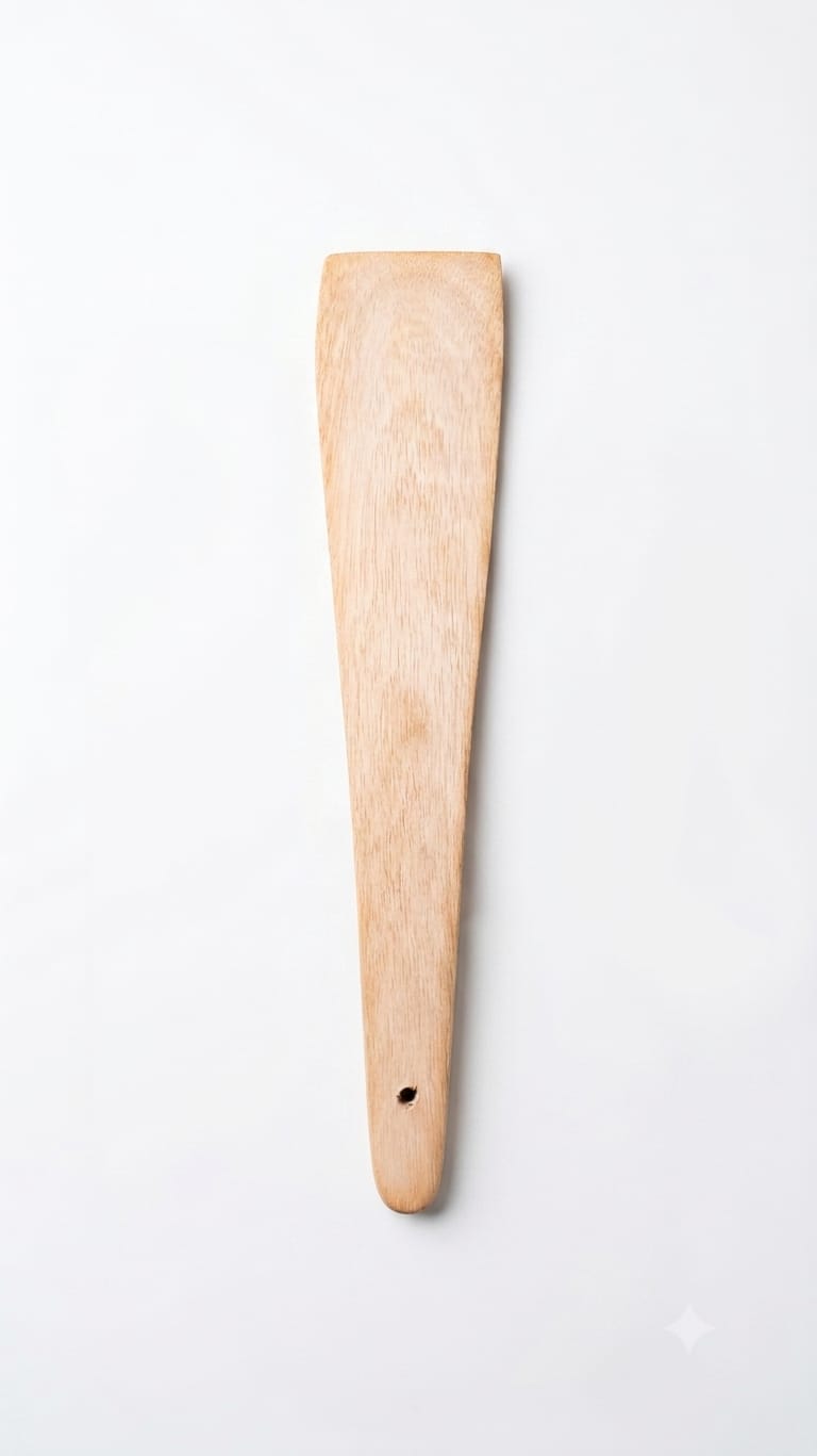 Natural Wooden Kitchen Tools - Spoon & Turner Set