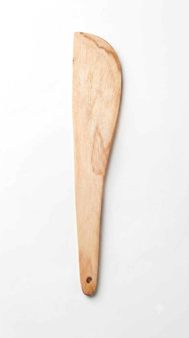 Natural Wooden Kitchen Tools - Spoon & Turner Set