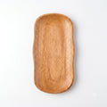 Organic Freeform Wooden Platter - Unique Organic Shape Snack Tray